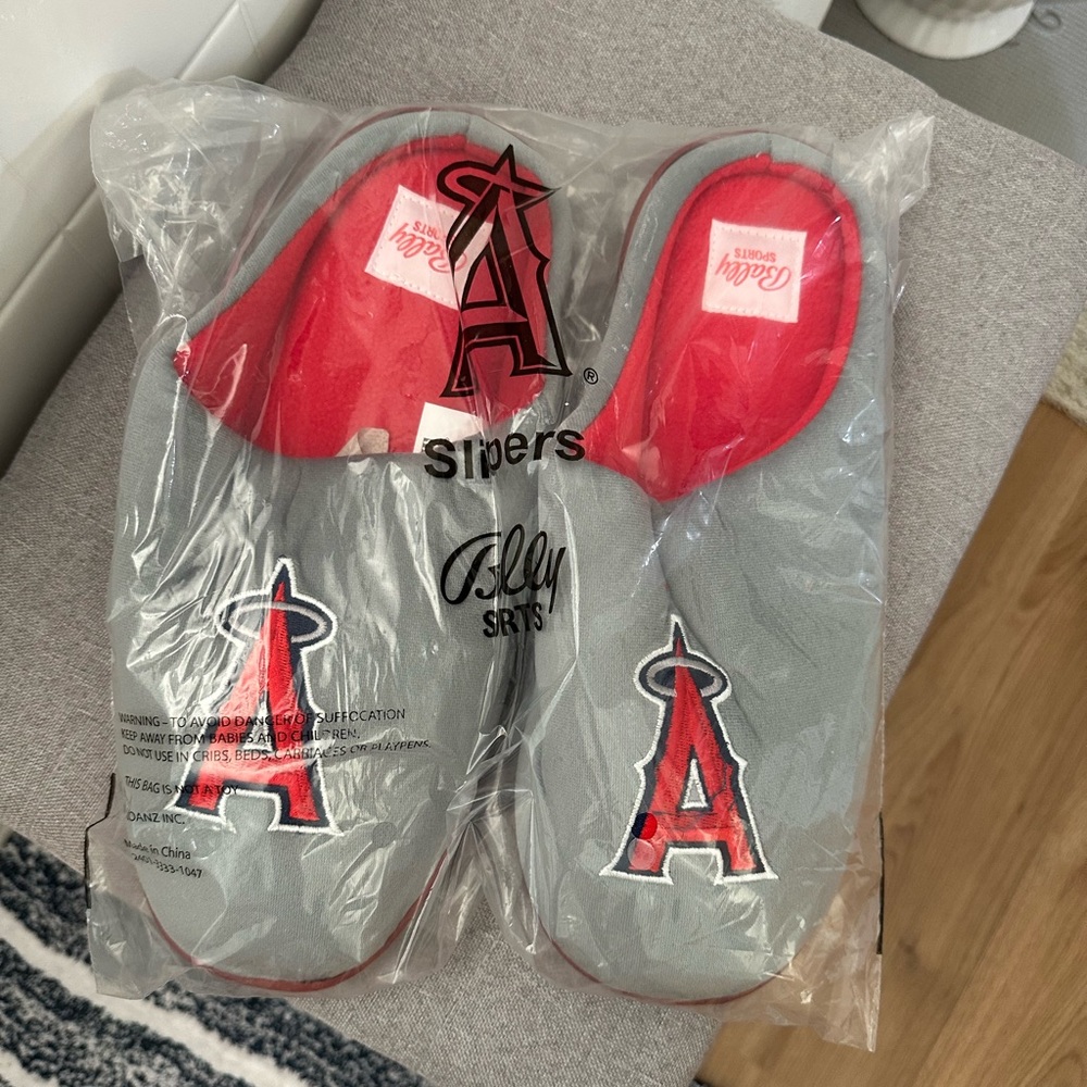Angels Baseball Slippers